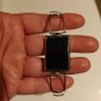 Vintage silver bracelet with onyx stone Image 3