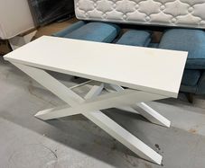 White Wooden Console Table 50x75x140cm