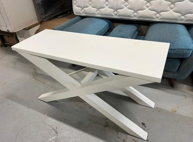 White Wooden Console Table 50x75x140cm