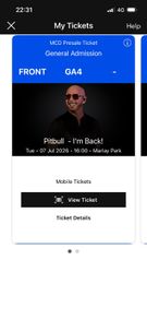 Pitbull concert tickets
