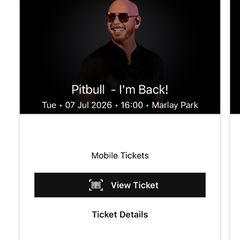 Pitbull concert tickets