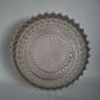 Vintage Cut Glass Serving Bowl Image 3