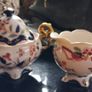 Japanese Porcelain Creamer & lidded sugar bowl/ Ca.1920 Image 2