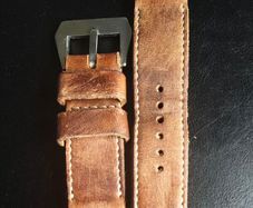 Leather strap for 47mm Panerai