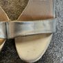 PENNEYS Primark Real Leather Silver Strap Heels Size 5! Image 6