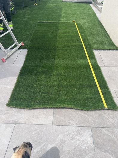 40mm synthetic grass.