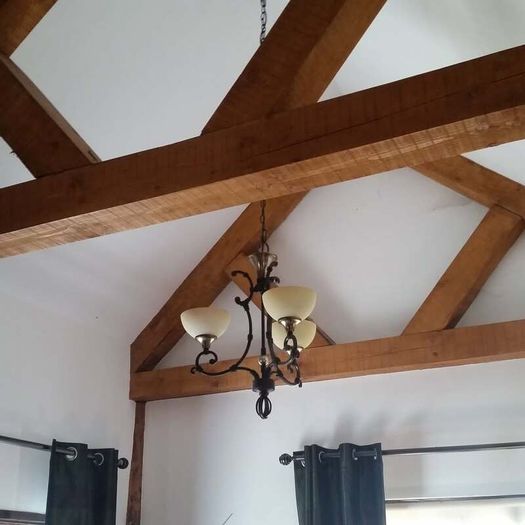 Pair of Pub Chandeliers with Shades - Reclaimed from Former Village Bar