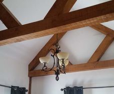 Pair of Pub Chandeliers with Shades - Reclaimed from Former Village Bar