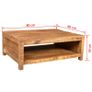 Coffee Table Solid Mango Wood Image 6