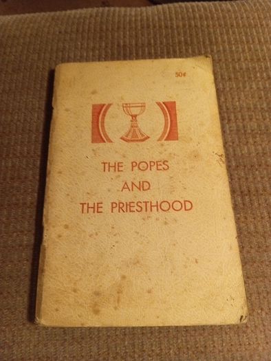 1955 The Popes and the Priesthood. Grail Publications. Religious. Vintage.