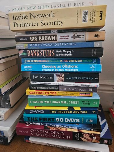120 (approximately) various books fiction and non fiction
