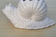 Italian ceramic snail flower holder