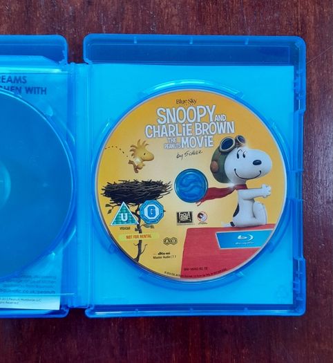 Snoopy And Charlie Brown The Peanuts Movie 2-Disc Blu-ray 3D