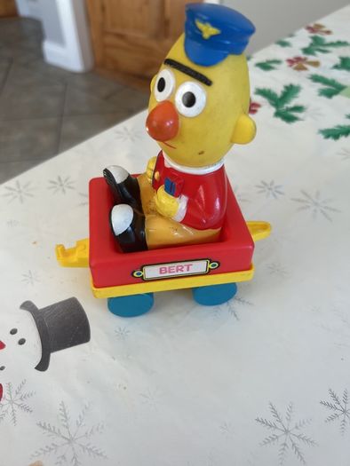 Vintage Muppets Seasame street BERT train car