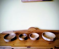 Wood Turning Bowls (4)/reduced For Quick Sale!!