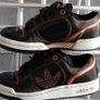 ADIDAS..Fab Girls Brown and Orange Trainers (size 4) Image 4
