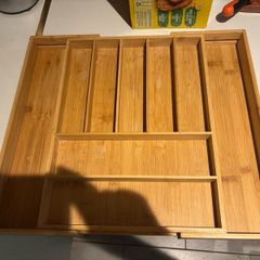 Expandable Bamboo Drawer Organiser