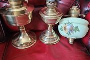 Victorian oil lamps
