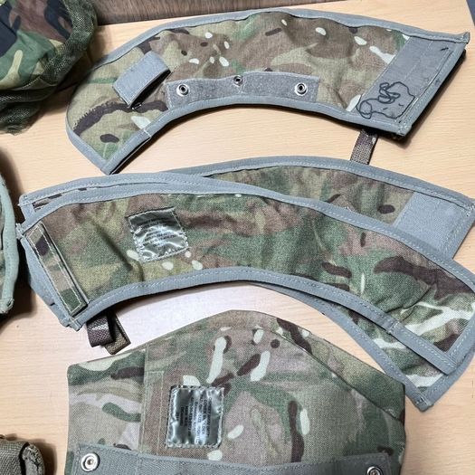 JobLot MTP Mk4 Osprey Body Armour Brassards, Collars, Shoulder Pads, Pouches