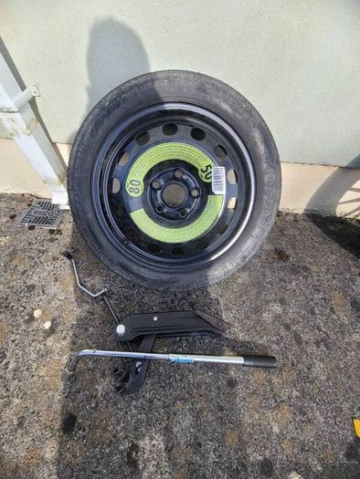 Spare Wheel with jack and brace