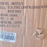 Large Ceramic Forino Blue Glazed Patterned Table Lamp with Shade Image 7