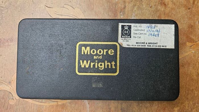 Moore and Wright 1966M 50-75 mm micrometer