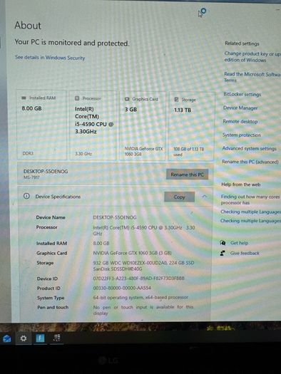 I5 gaming pc for 280