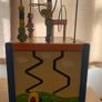 Kids wooden activity cube Image 2