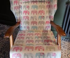 Vintage Upcycled Nursery Armchair