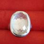 Vintage Sterling Silver with Clear Quartz Gem Image 5