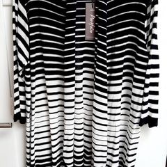 Black & White cardi UK 24 BNWT