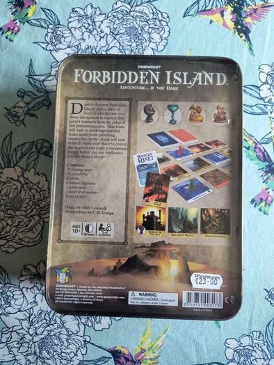 Forbidden Island Game Free postage