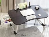 Home Folding Laptop Desk for Bed & Sofa Laptop Bed Tray Table Desk Portable Lap Desk for Study and Reading Bed Top Tray Table