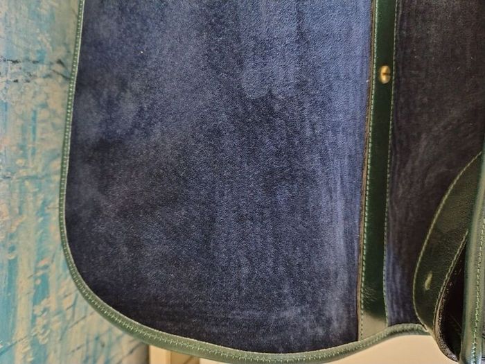 Large Vintage Chesneau Leather Satchel Briefcase
