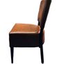 New Classic Brown Faux Dining Chair Image 3