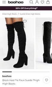 Over the knee boots