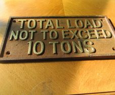 cast iron plaque