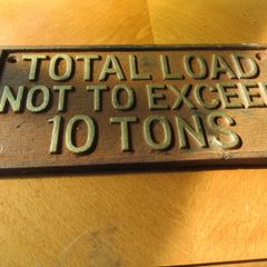 cast iron plaque