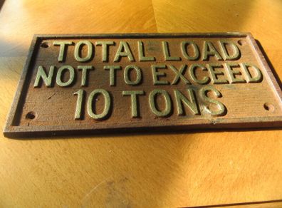 cast iron plaque