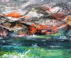 Abstract Irish Landscape 21x30cm 01
