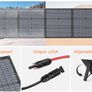 220W portable solar panel for camper van boat home Image 6