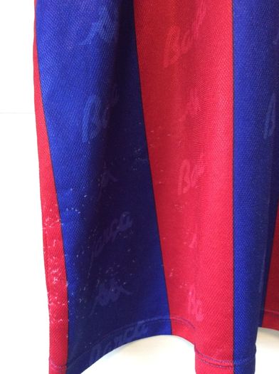 FC Barcelona Jersey. Official Kappa Mens Home Jersey. Season 1995-1997. Original From The Time. Not A Modern Day Remake.