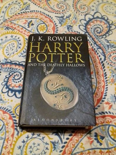 1st Edition Harry Potter and The Deathly Hallows (adult version and cover)