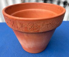 Terracotta flower pot