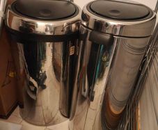 Brabantia Touch Bins - Matt Steel