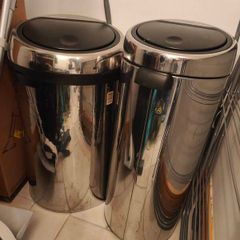 Brabantia Touch Bins - Matt Steel