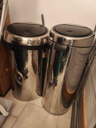 Brabantia Touch Bins - Matt Steel