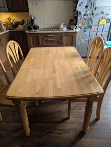 table and chairs