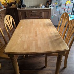 table and chairs