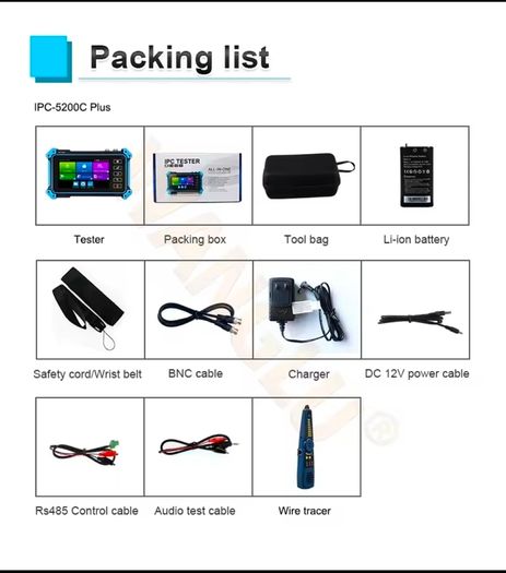 Network and CCTV Multifunction Android Testing Tool